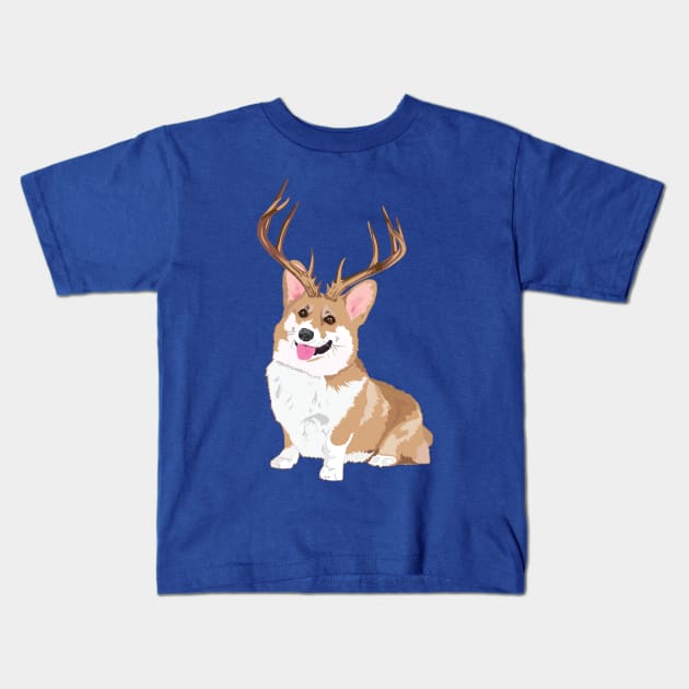 14 Point Penbroke Welsh Corgi Kids T-Shirt by dcescott